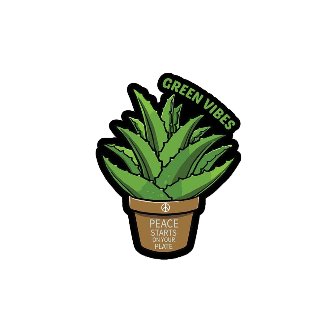 Green Vibes Sticker